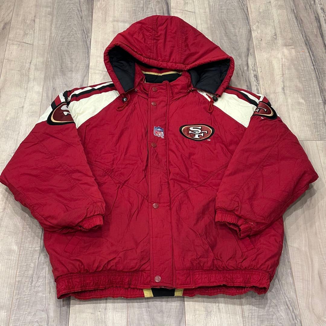 STARTER NFL 49ers 中綿ジャケット スターター ナイロン 赤