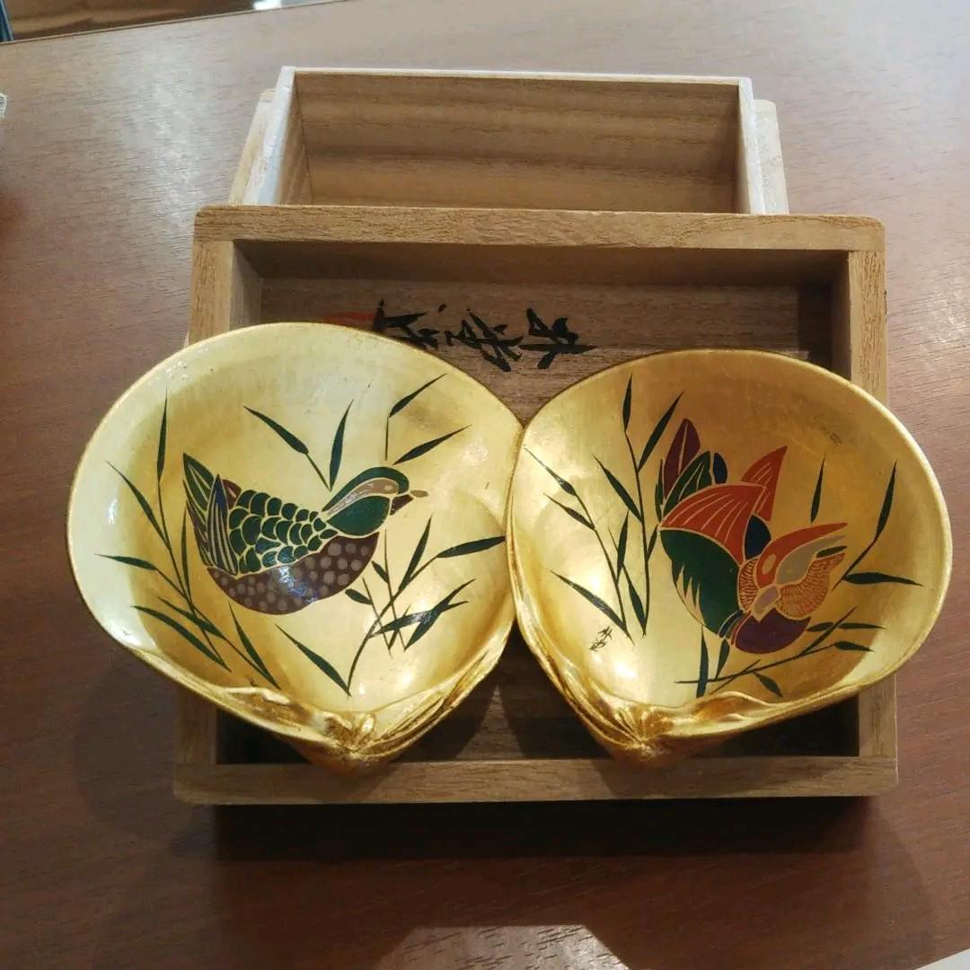金箔工芸 御飾貝(貝合わせ)