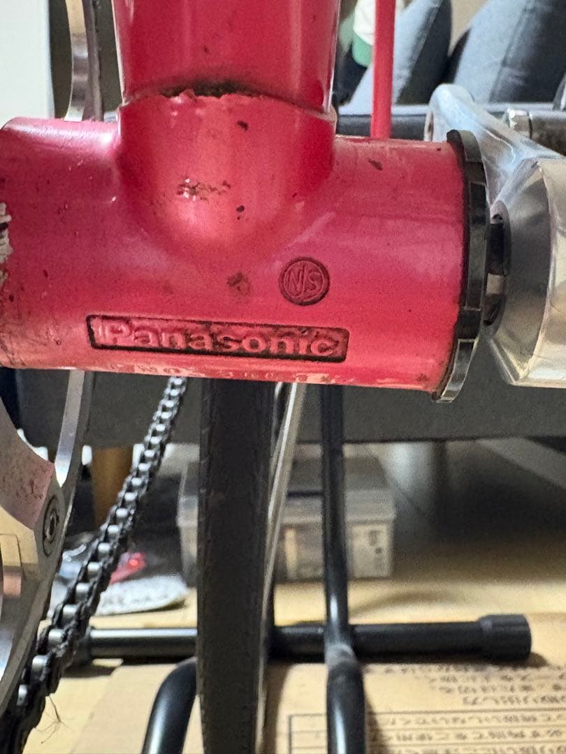 Panasonicピストバイク　クロモリフレーム　njs認定