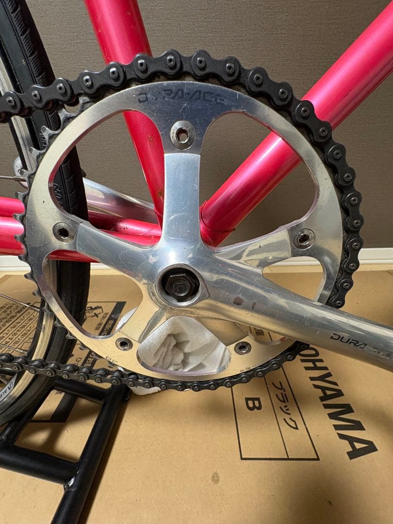 Panasonicピストバイク　クロモリフレーム　njs認定