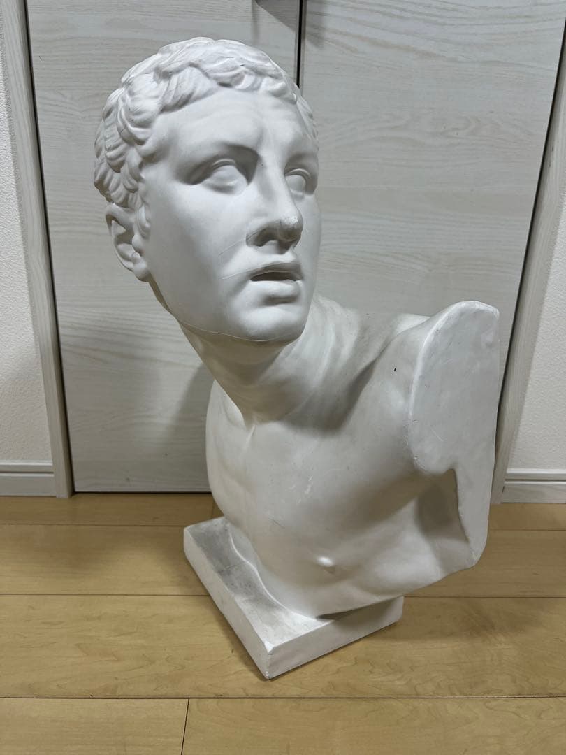 石膏蔵 ボルゲーゼの闘士 美術品 胸像 デッサン 美大