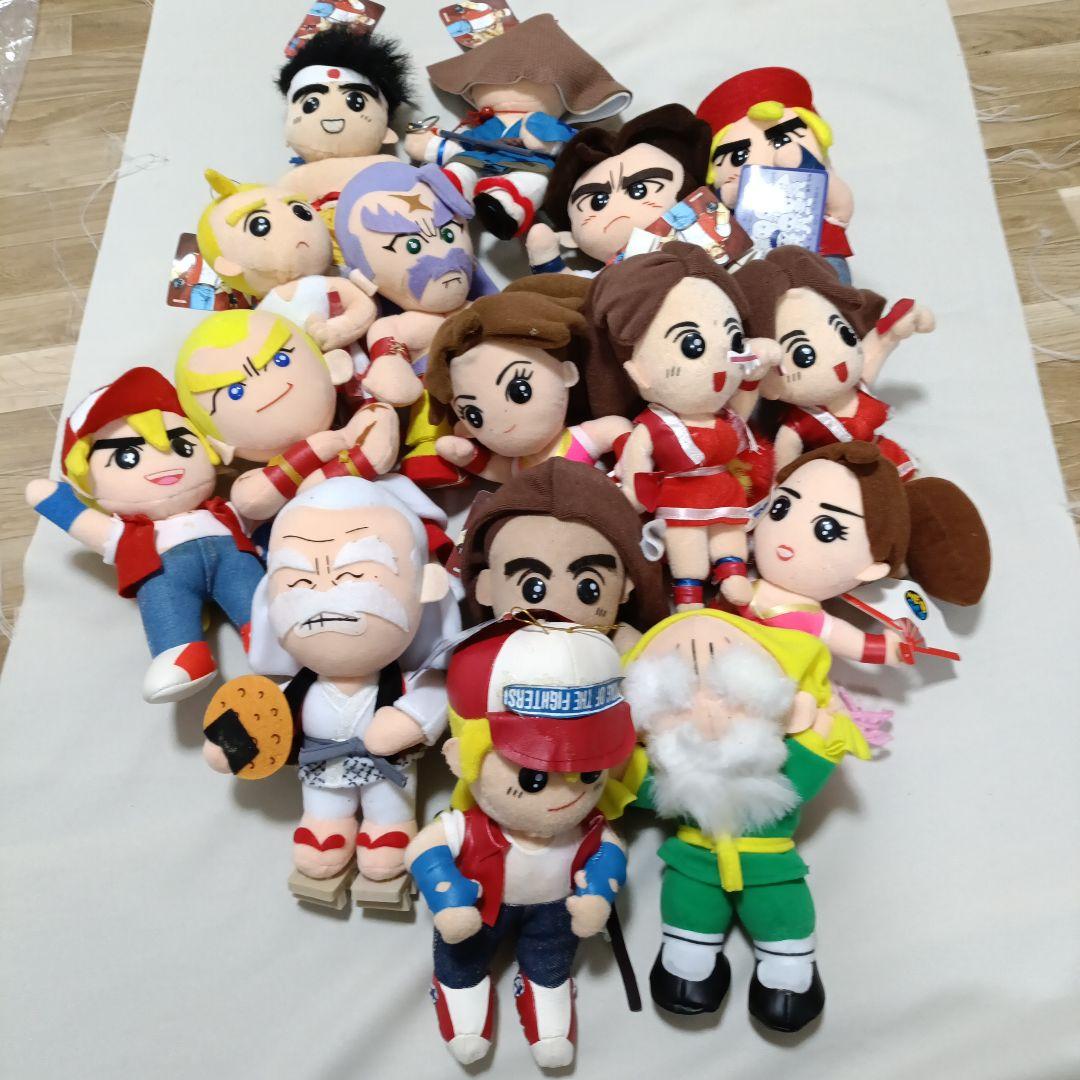 【当時物】餓狼伝説　ぬいぐるみ　17体まとめ売りです