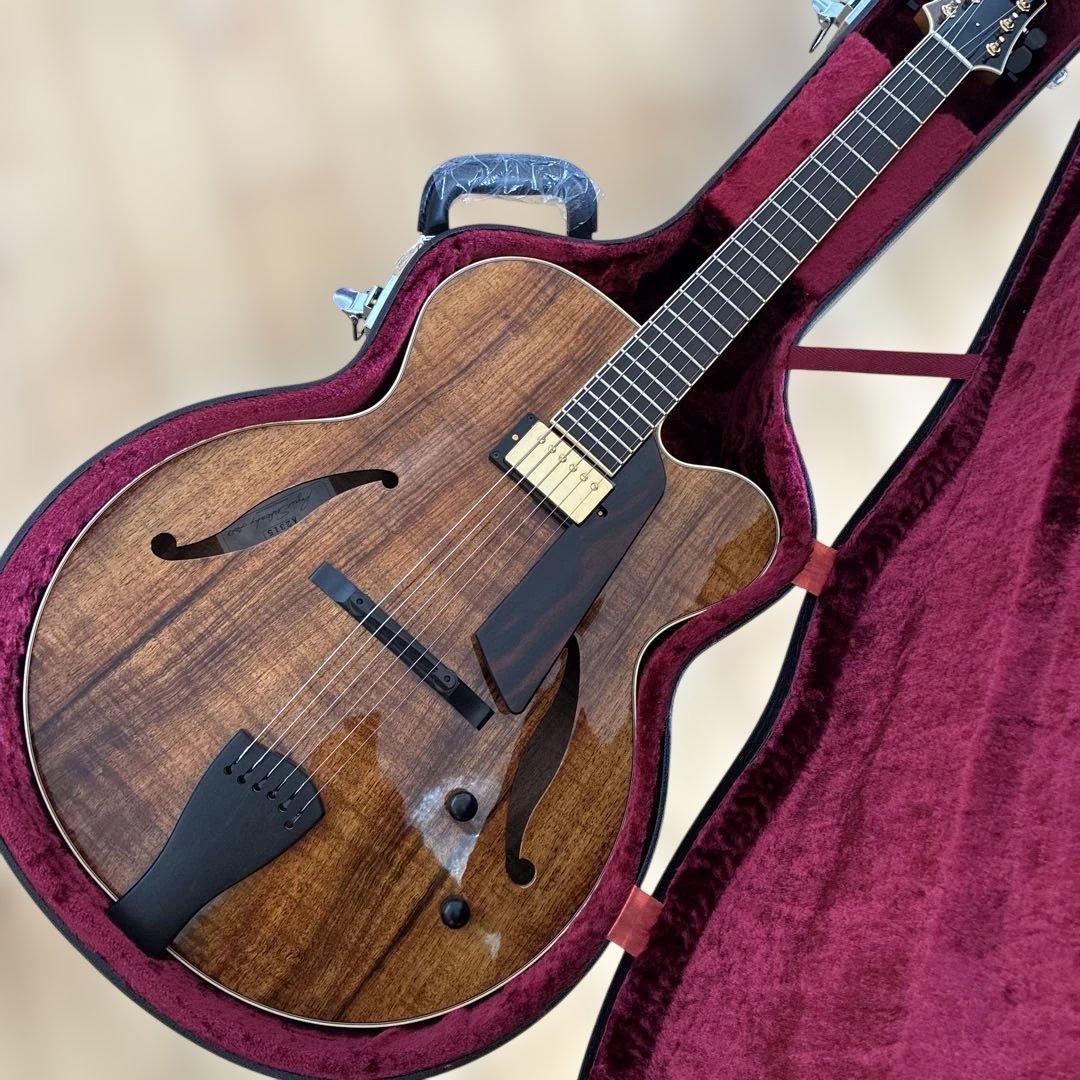 希少Sadowsky Jim Hall 12台限定koa材2024未使用フルアコ