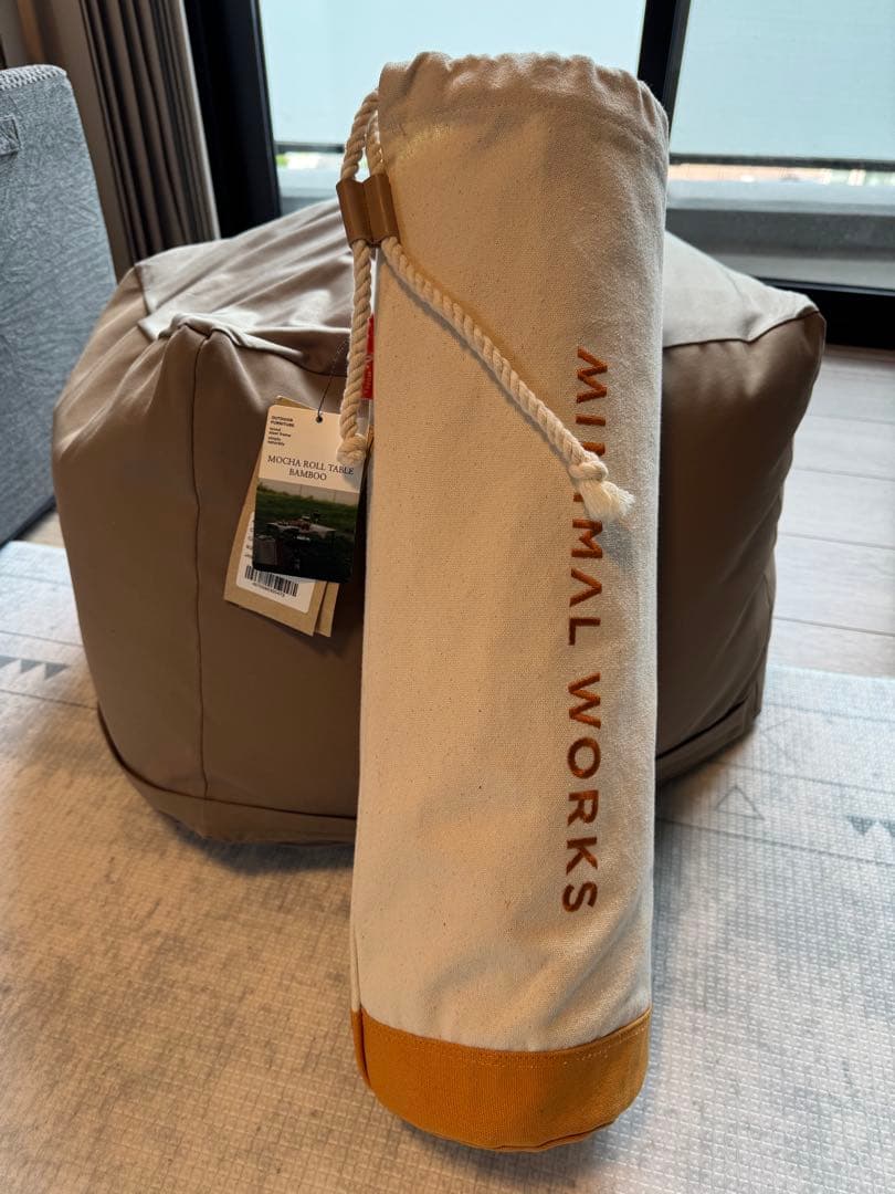 MINIMAL WORKS モカロールテーブル バンブー