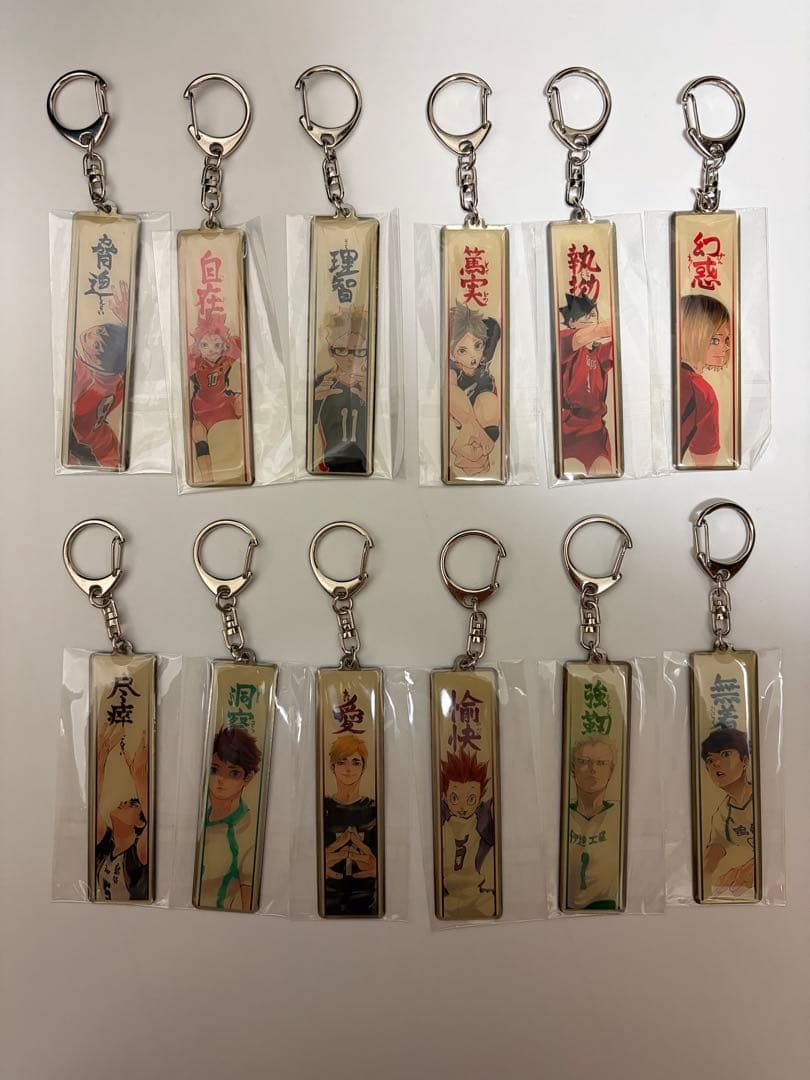 ハイキュー‼︎ メタルキーホルダー　12個セット