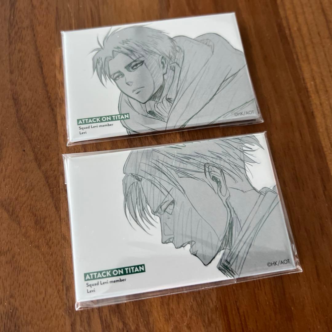 進撃の巨人/リヴァイ/witstudio/原画スクエア缶バッジ