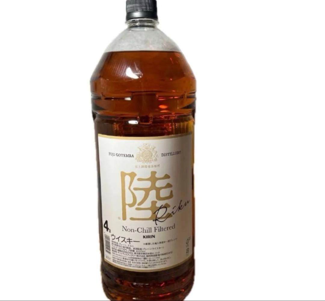 キリンのウイスキー「陸 Riku」4Lペットボトル