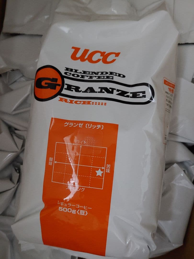 6000g UCC グランゼリッチ 500g×12 賞味期限2026.08 豆