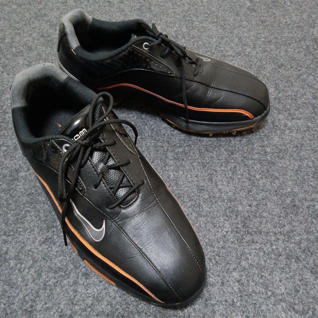 NIKE ゴルフシューズ ブラック/オレンジ 26センチ