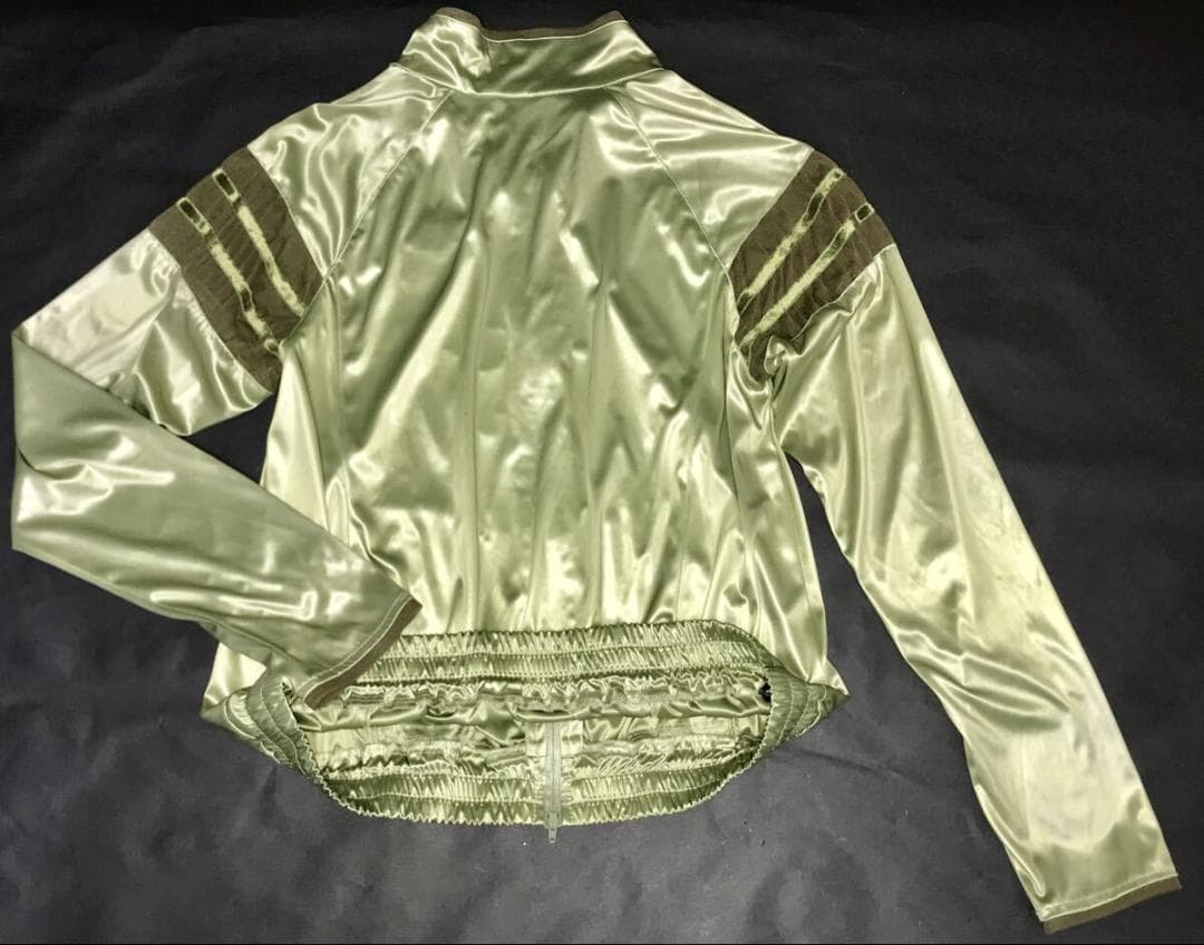 ヒールクリーク★ゴルフジップアップジャンパー ゴールドロゴ 40 グリーン