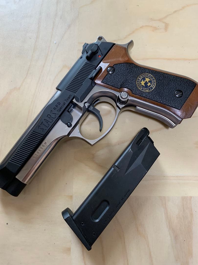 東京マルイサムライエッジスタンダードモデル　固定ポップ　ハーフシルバー