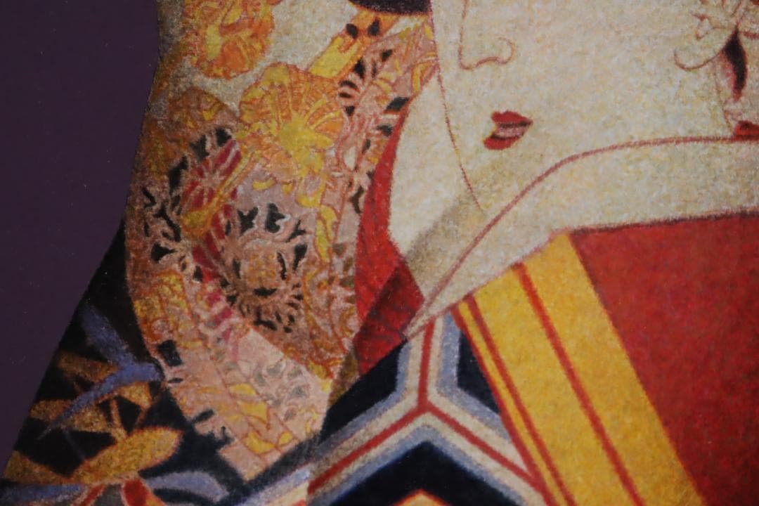 真作保証 高村総二郎 「纏い 芳年」 肉筆10号 共シール 和製ウォーホル