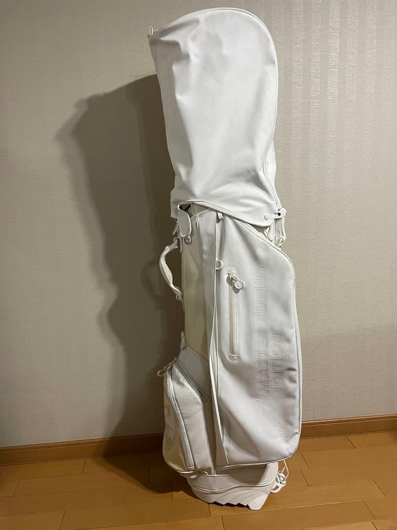 マスターバニー　ホワイト キャディバッグ スタンド機能付き