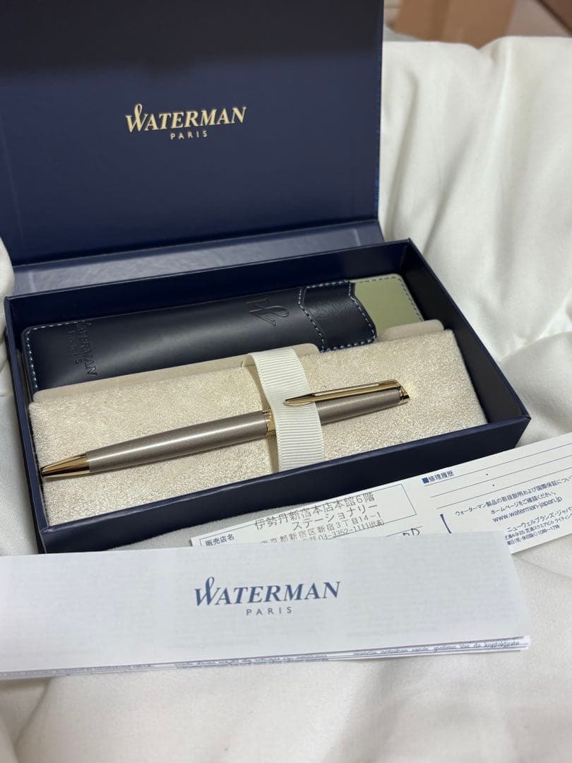WATERMAN ボールペン ストーングレー 新品未使用