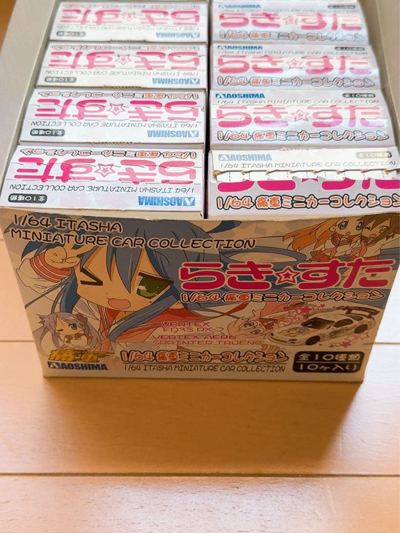て*ん様 らきすた　1/64痛車ミニカーコレクション
