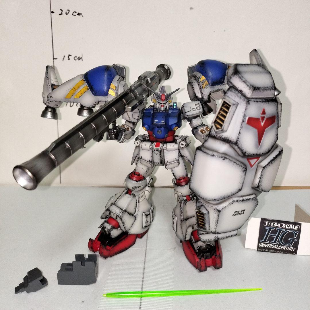 HG 1/144 ガンダム試作2号機 サイサリス 塗装完成品 ガンプラ 0083