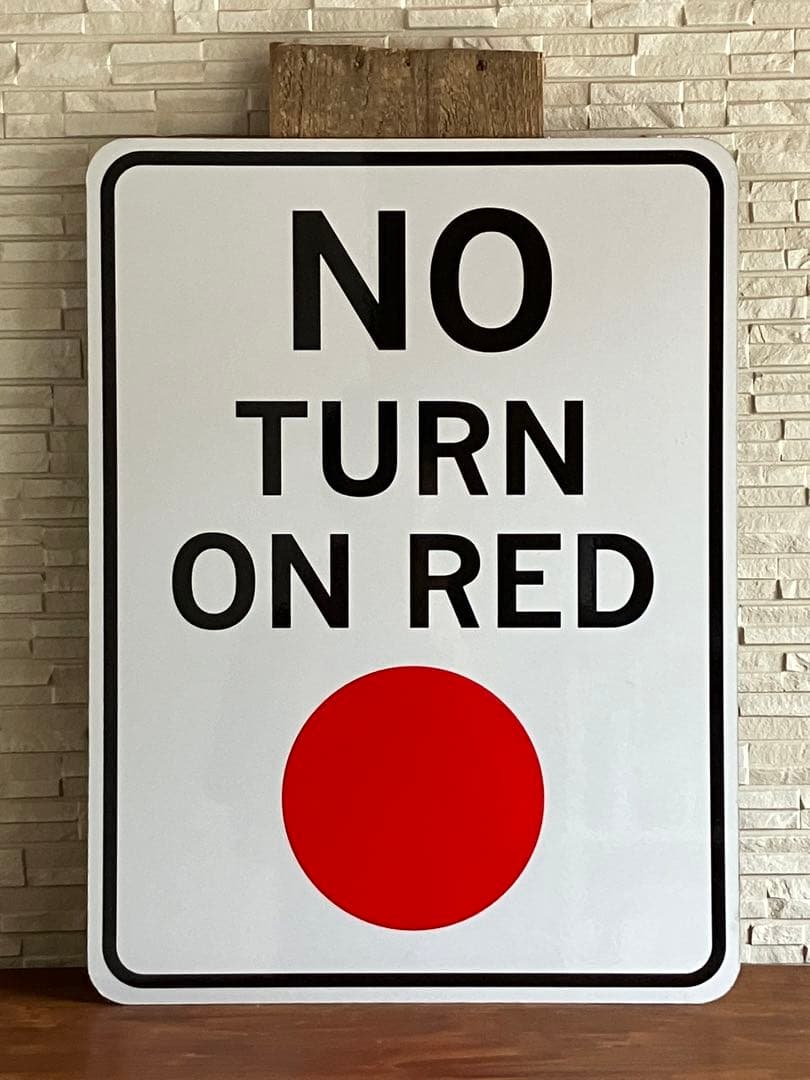 道路標識◆道路看板◆トラフィックサイン◆ロードサイン◆ストリート◆USA◆RED