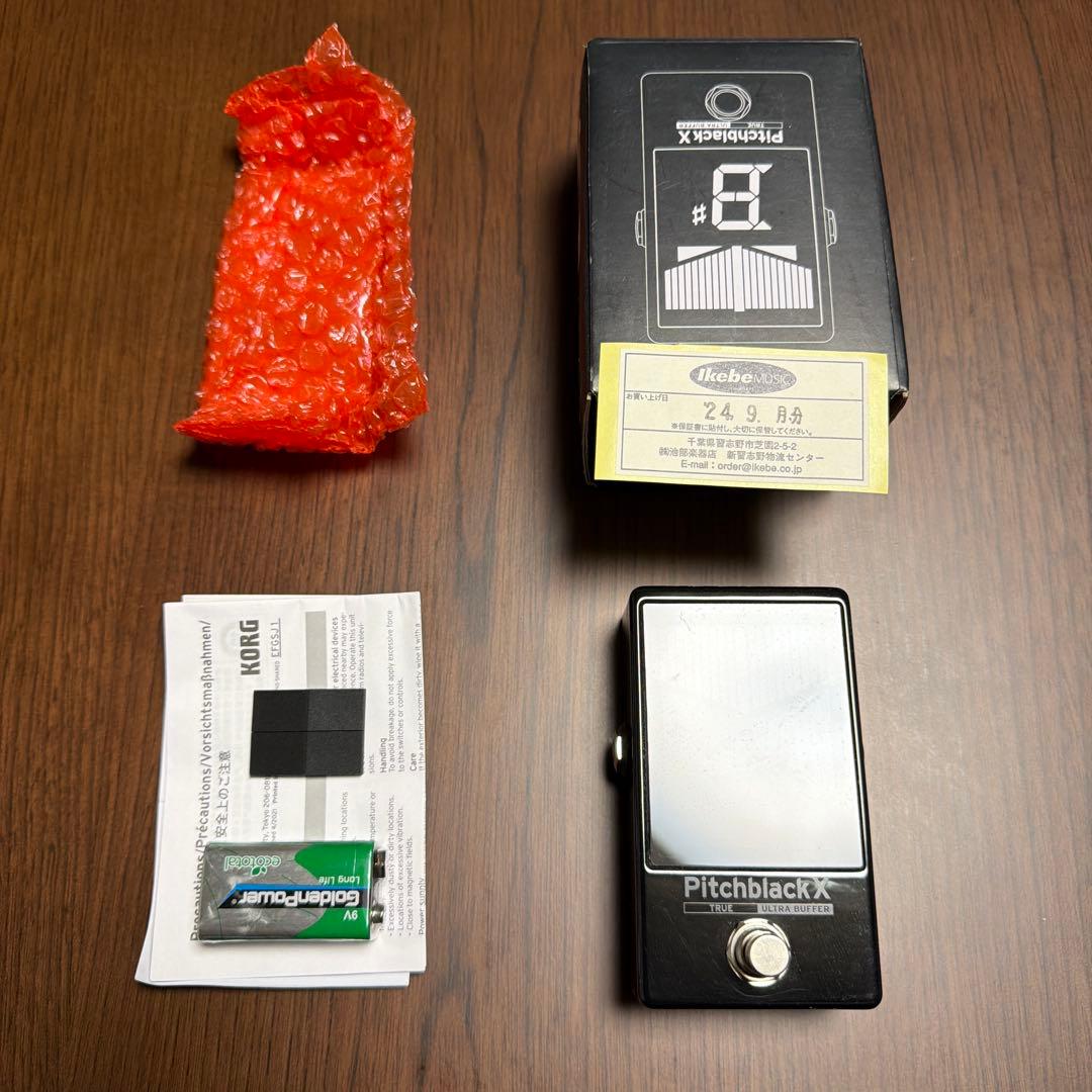 tottiy様KORG Pitchblack X ペダルチューナー　美品