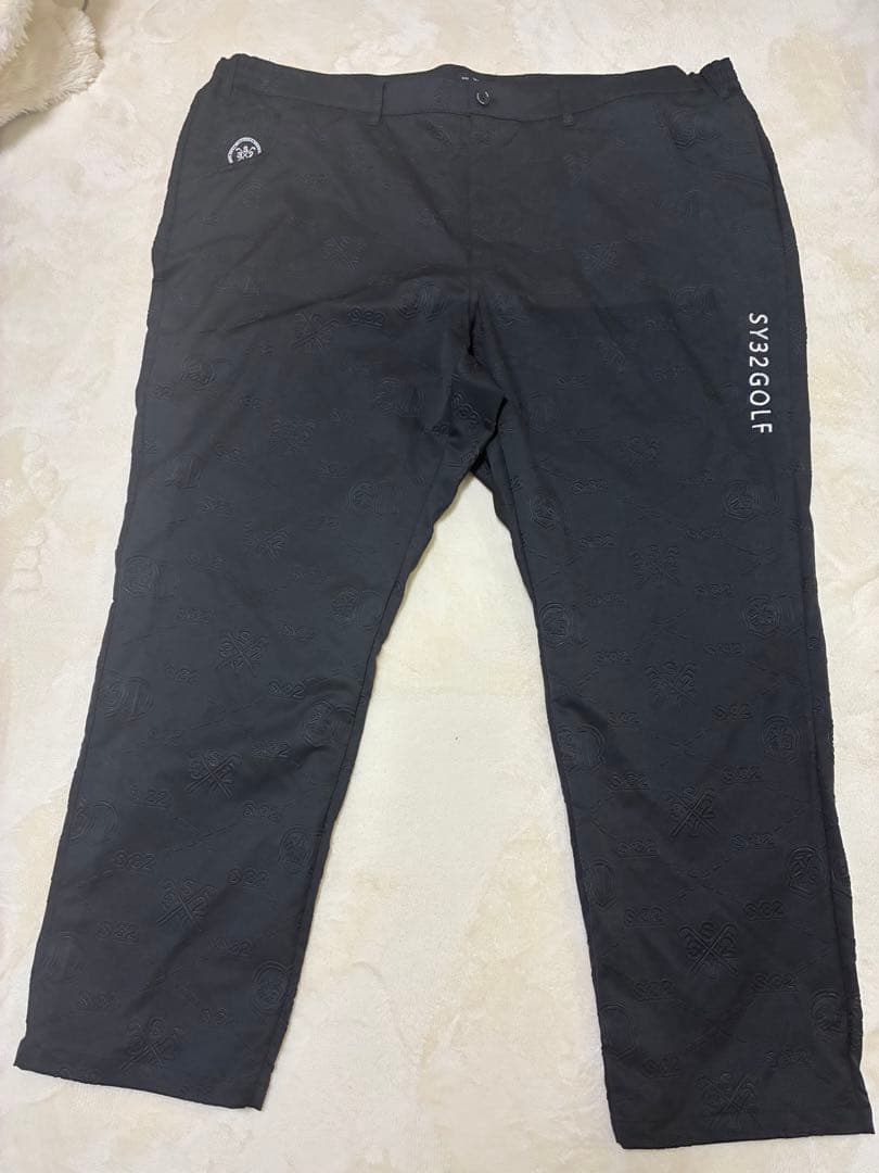 SY32GOLF ブラックパンツ6L