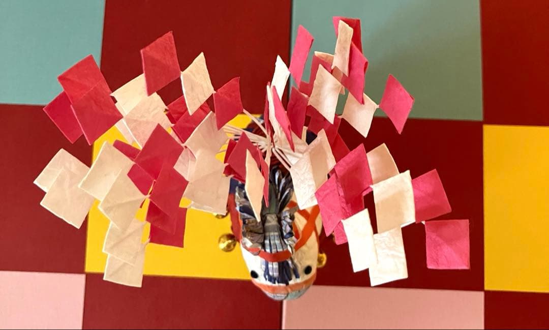 干支飾り　福花午　めでたや