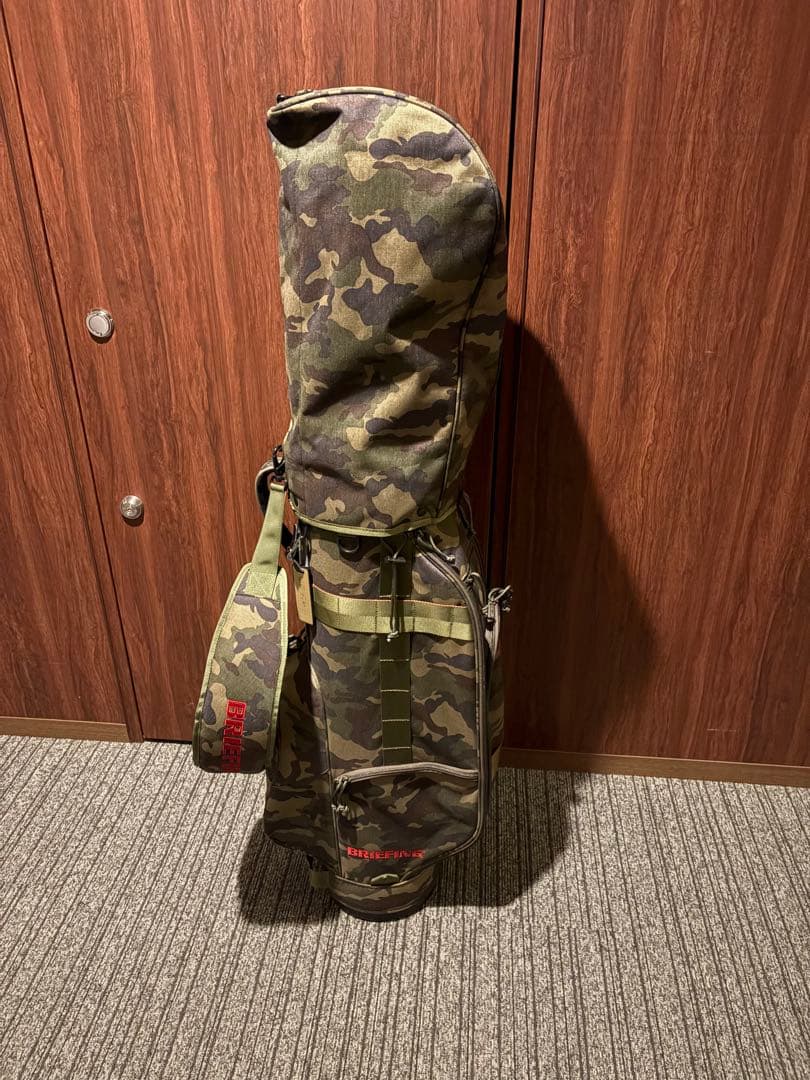 Briefing キャディバッグ CR-8 グリーンカモ