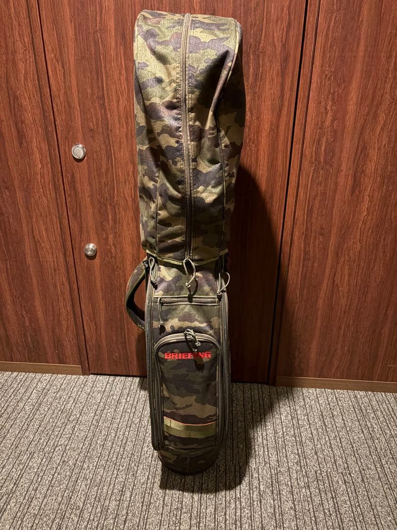 Briefing キャディバッグ CR-8 グリーンカモ