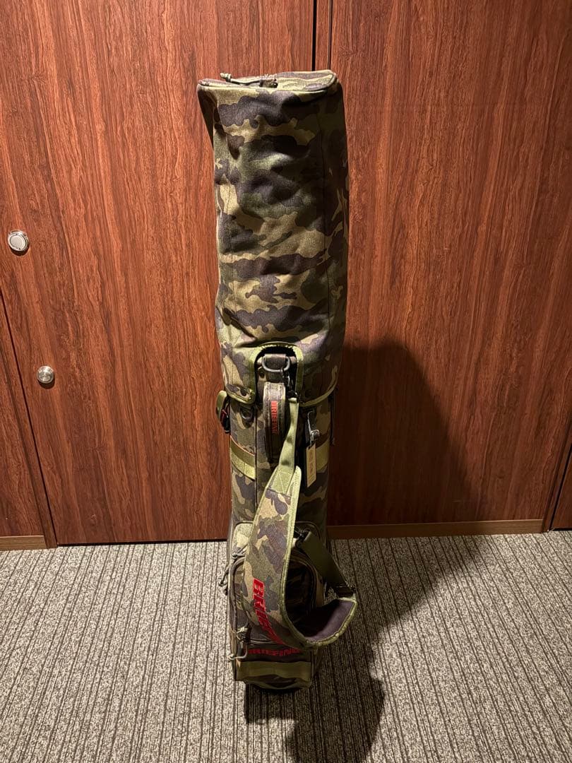 Briefing キャディバッグ CR-8 グリーンカモ