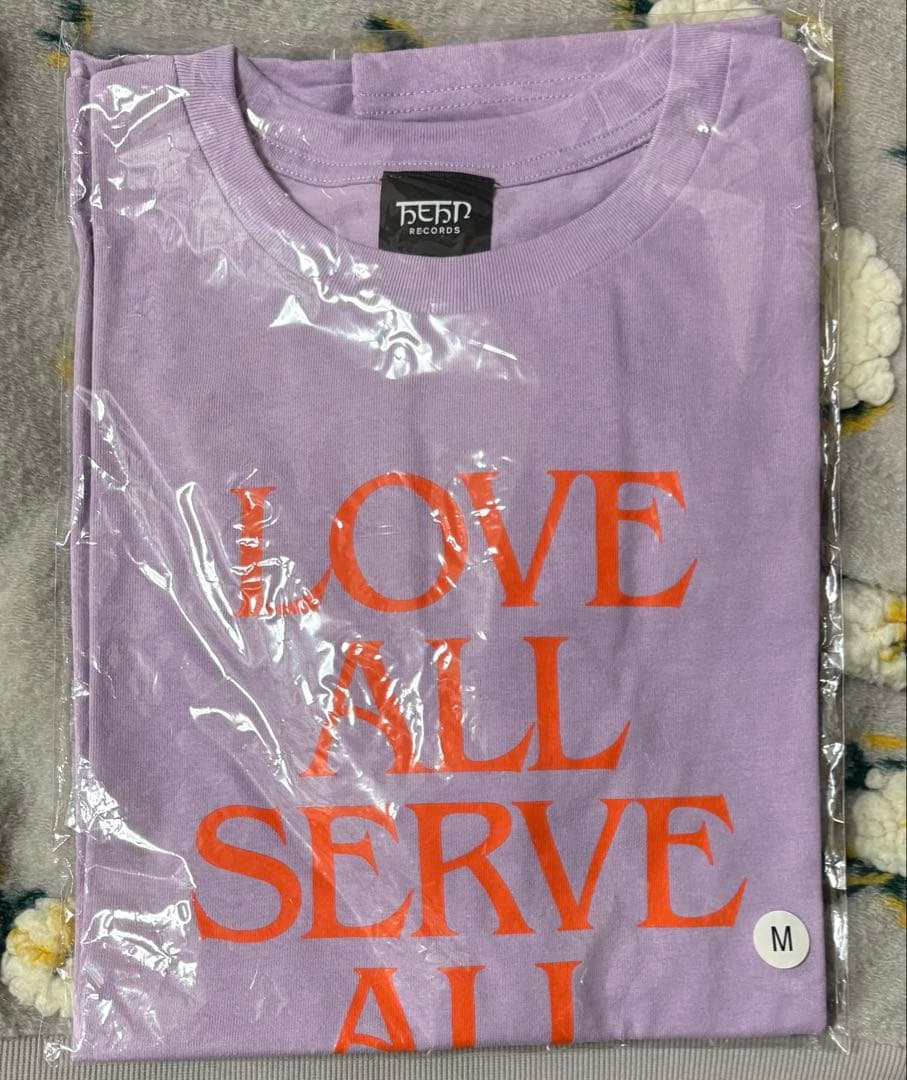 藤井風　LOVE ALL SERVE ALL Tシャツ Mサイズ パープル