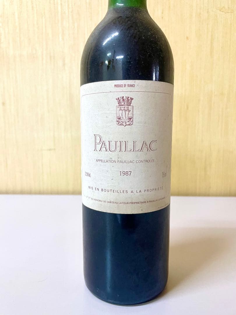 葡*萄様 ラ　トゥール　ポイヤック　1987　750ml