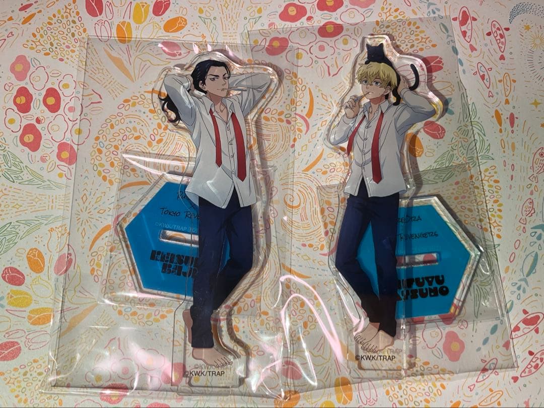 ピュオーラ　当選品　東京リベンジャーズ　アクスタ　場地　千冬