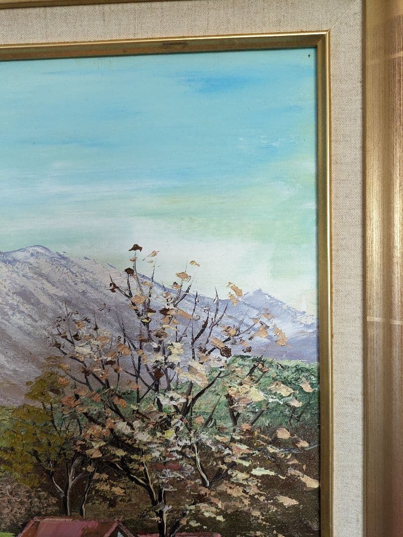 澤健作　油彩画F10号　肉筆