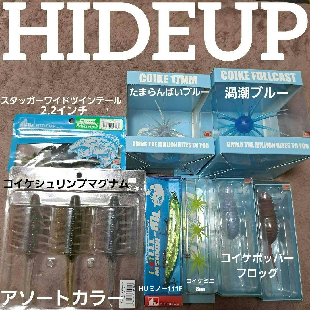 ハイドアップ　コイケ17㎜　フルキャスト　シュリンプマグナム　他　全8点セット