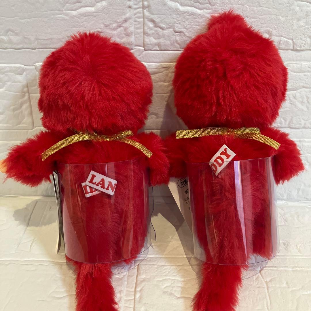 【新品】キディランド80周年 モンチッチ S ぬいぐるみ 男の子 女の子 赤