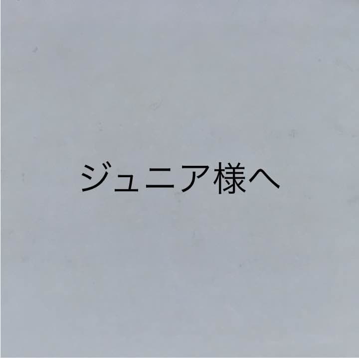 ジュニア様へ