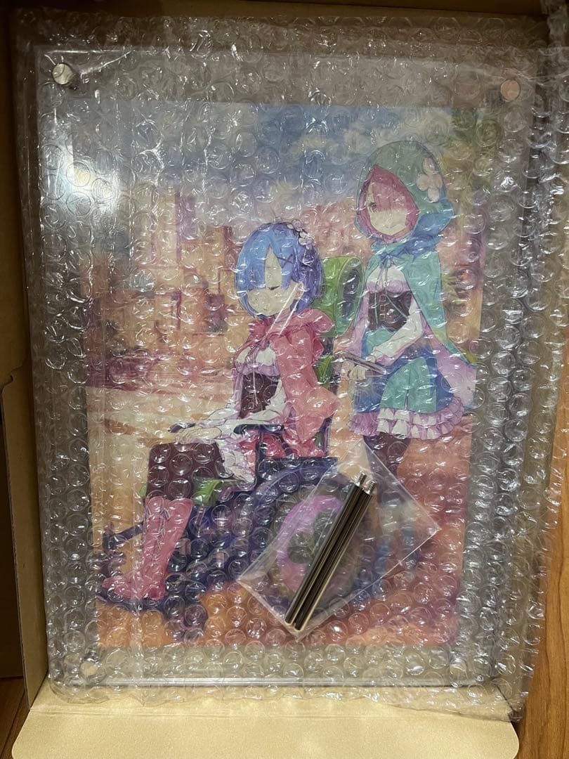 MF文庫J20周年記念 リゼロ アクリル額装入り複製原画　他