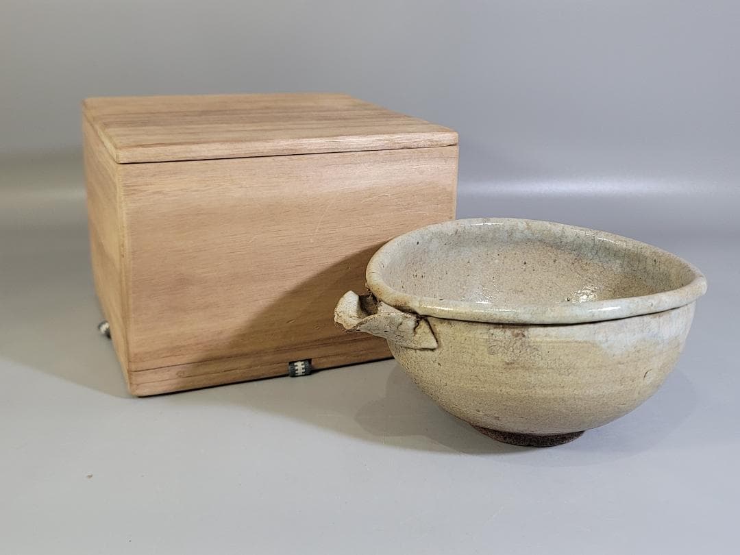 古美術 古唐津 片口 碗 時代物 DT466