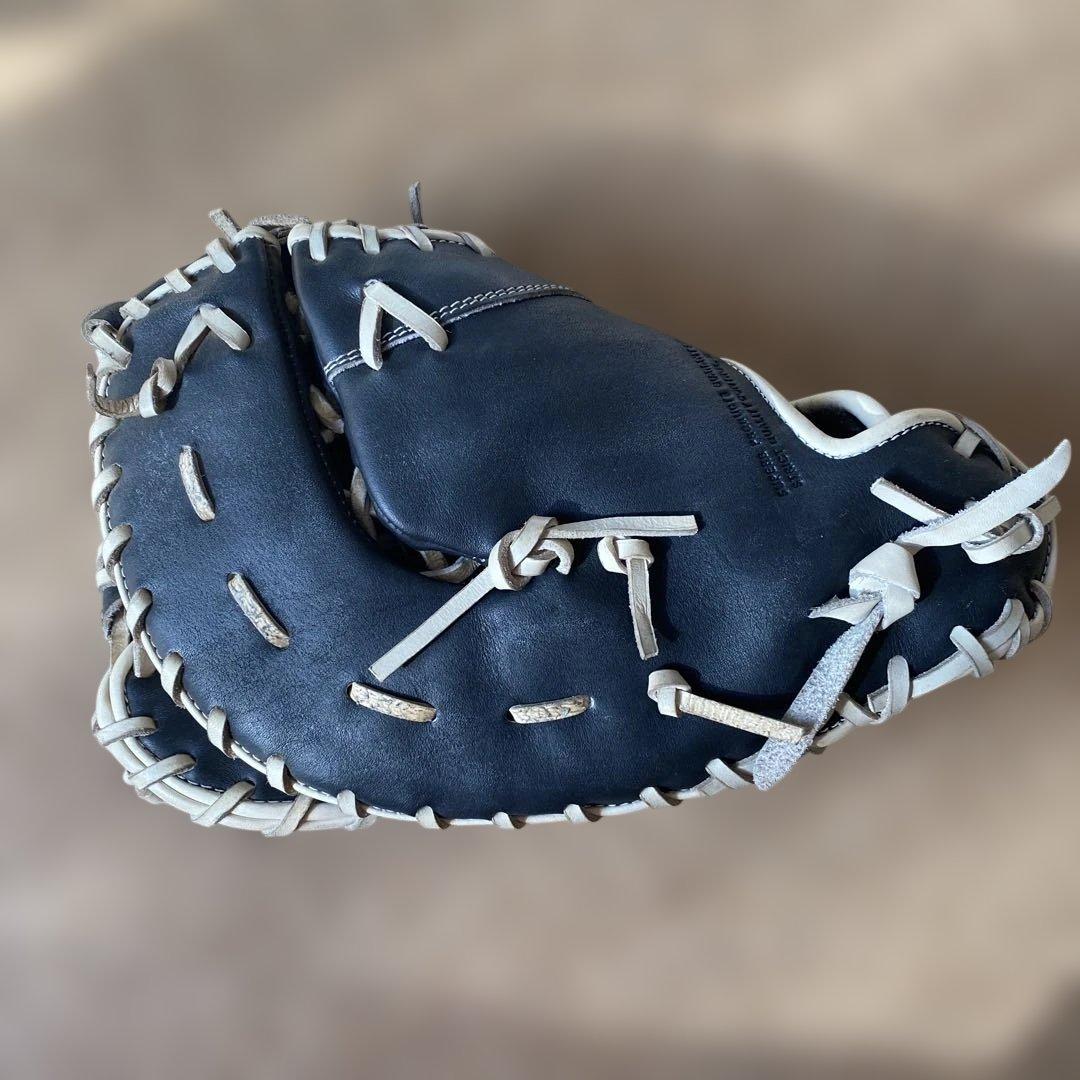 ミズノ　軟式用　ファーストミット　ブラック