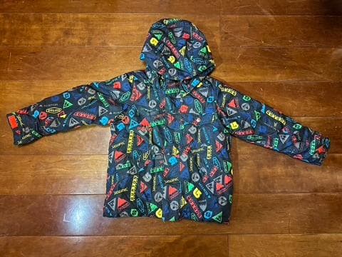 BURTON スノーボードウェア 子供用 黒赤　5-6