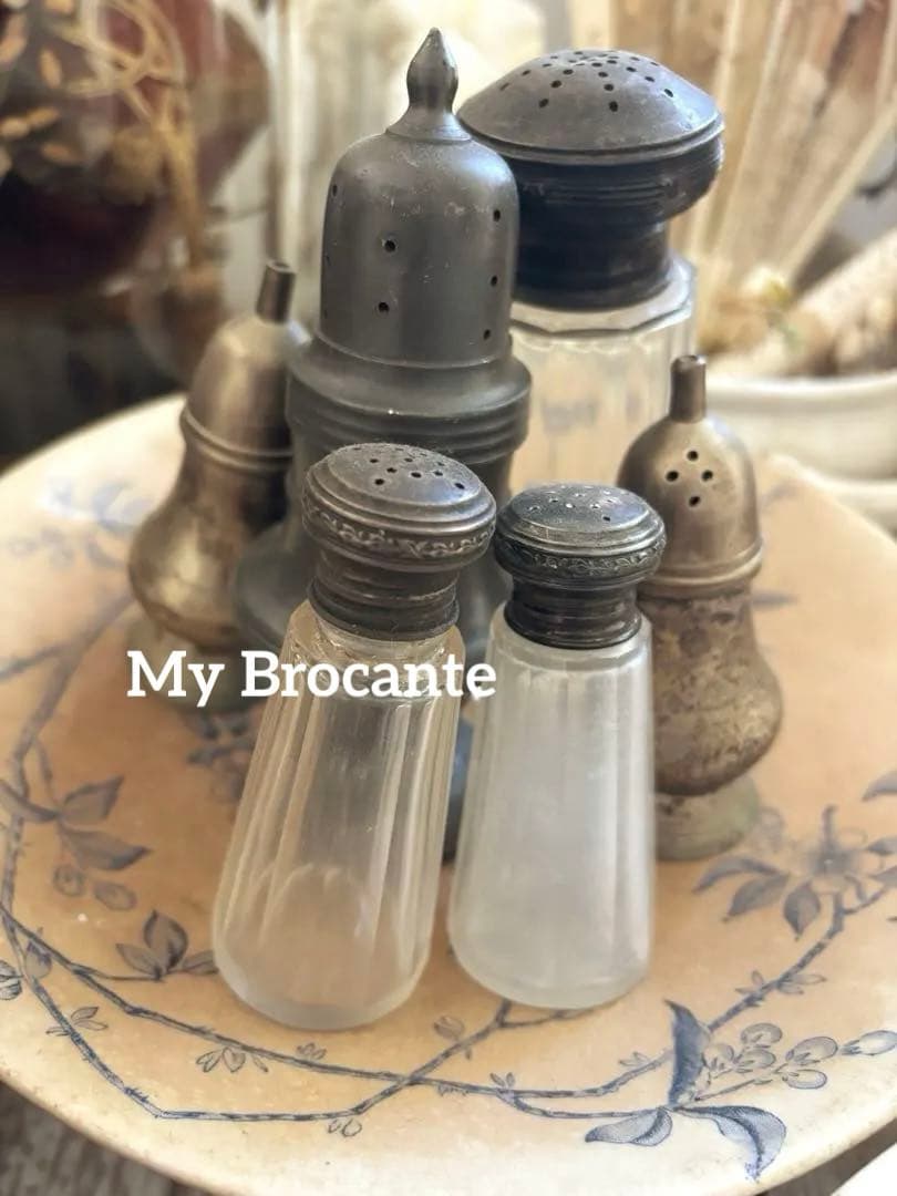 アンティーク雑貨 Antique Condiment Set (6 Pieces)