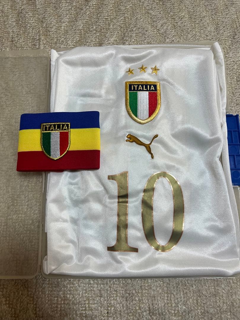 サッカー　イタリア代表　ロベルトバッジョ　引退ユニフォーム　ファンタジスタ　希少
