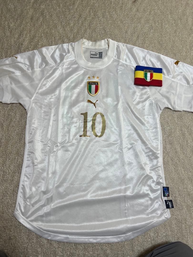サッカー　イタリア代表　ロベルトバッジョ　引退ユニフォーム　ファンタジスタ　希少