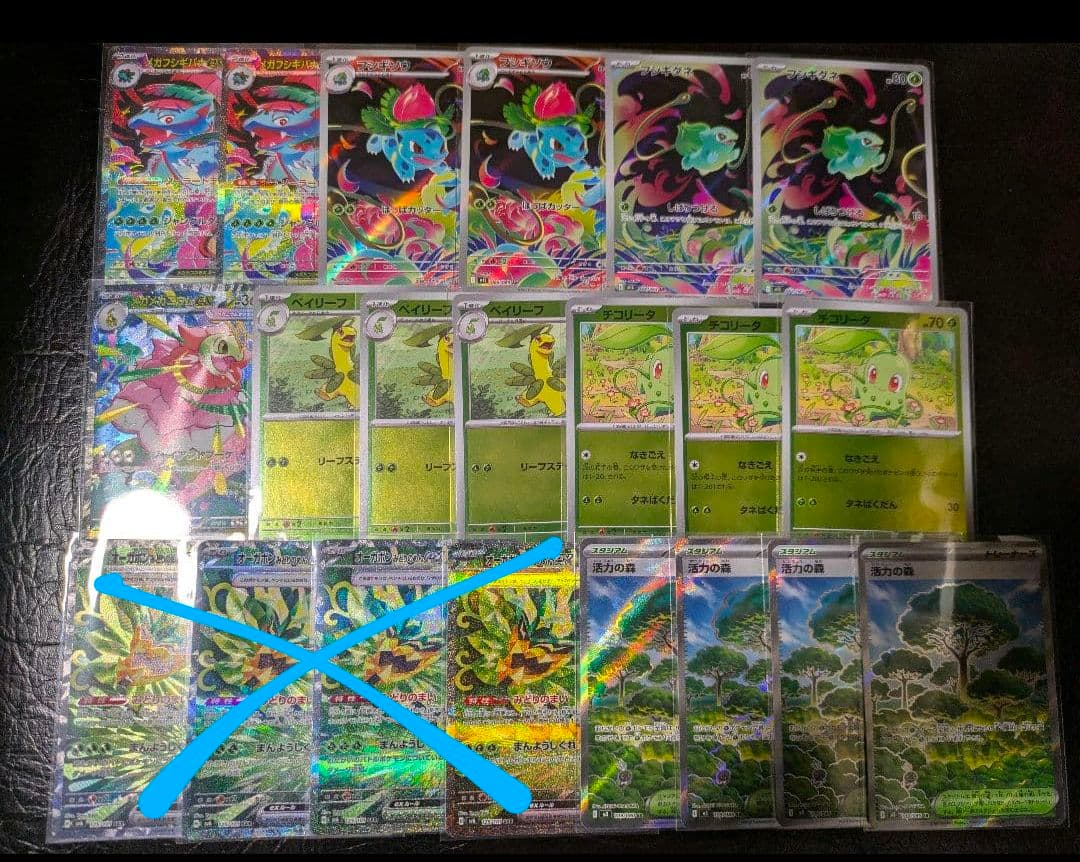 スタートデッキ100 メガメガニウム ex SAR　メガフシギバナ sar