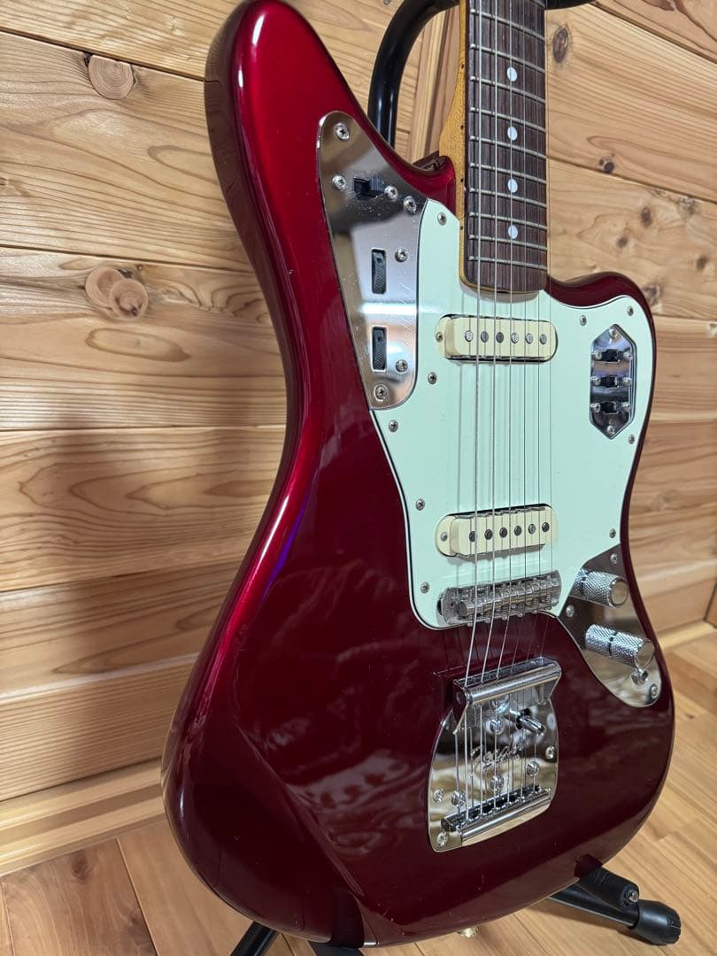 【動作確認済】Fender Japan ジャガー/ レッド/マッチングヘッド