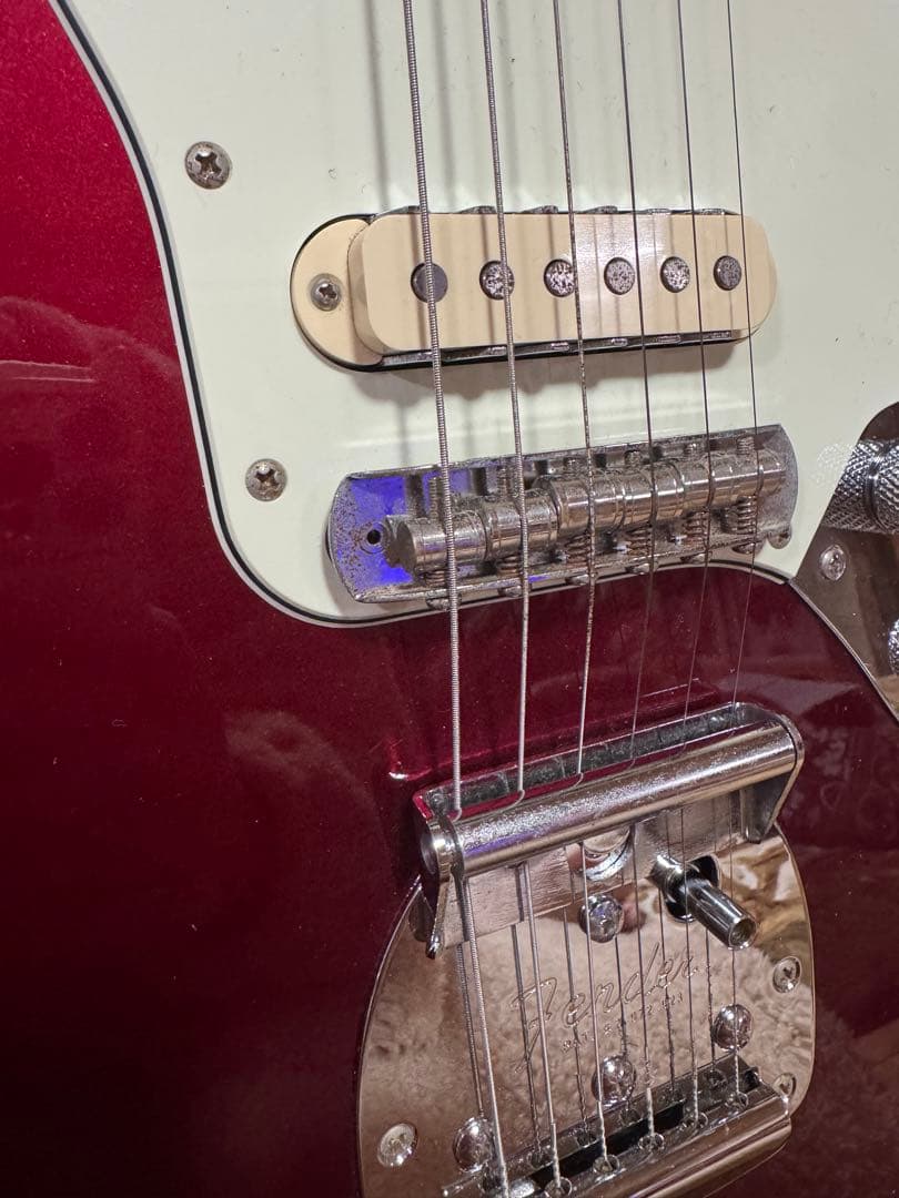 【動作確認済】Fender Japan ジャガー/ レッド/マッチングヘッド