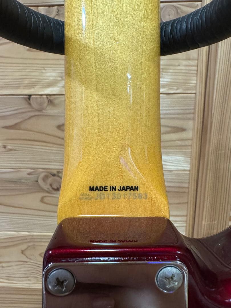 【動作確認済】Fender Japan ジャガー/ レッド/マッチングヘッド