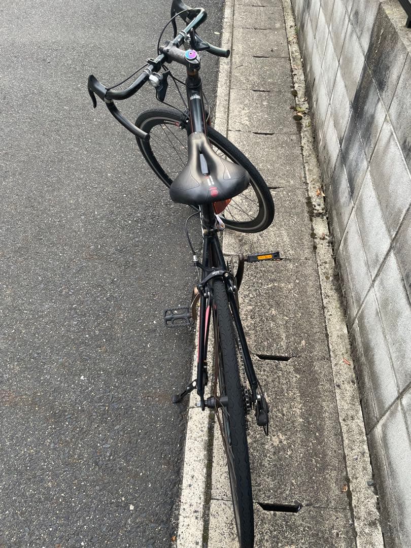 CANOVER ロードバイク ブラック/レッド 700C ジャンク　京都引き取り