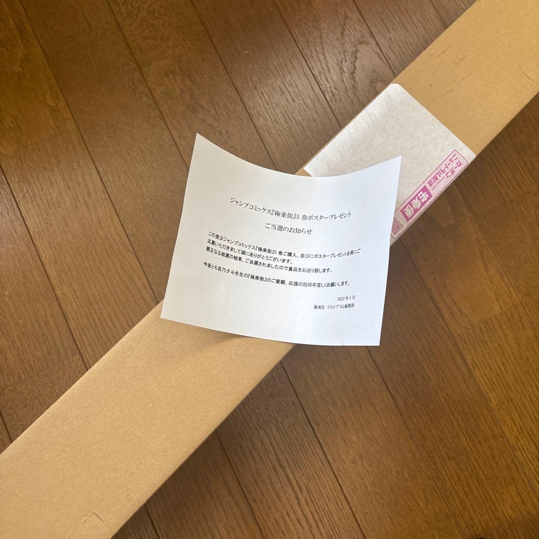 極楽街　5巻発売記念　B2ポスター