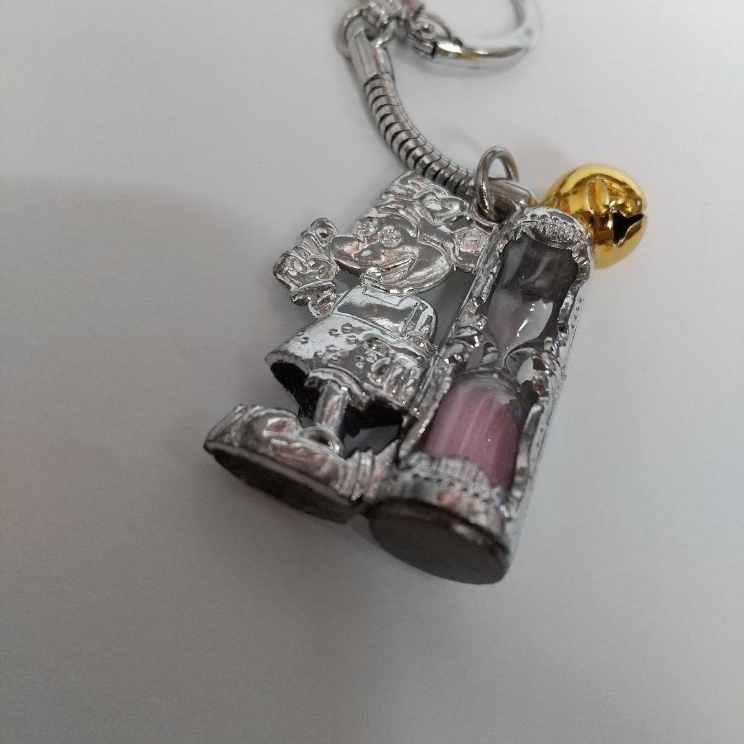 レトロ 当時物 ヴィンテージ キーホルダー ミニーマウス レア品 砂時計