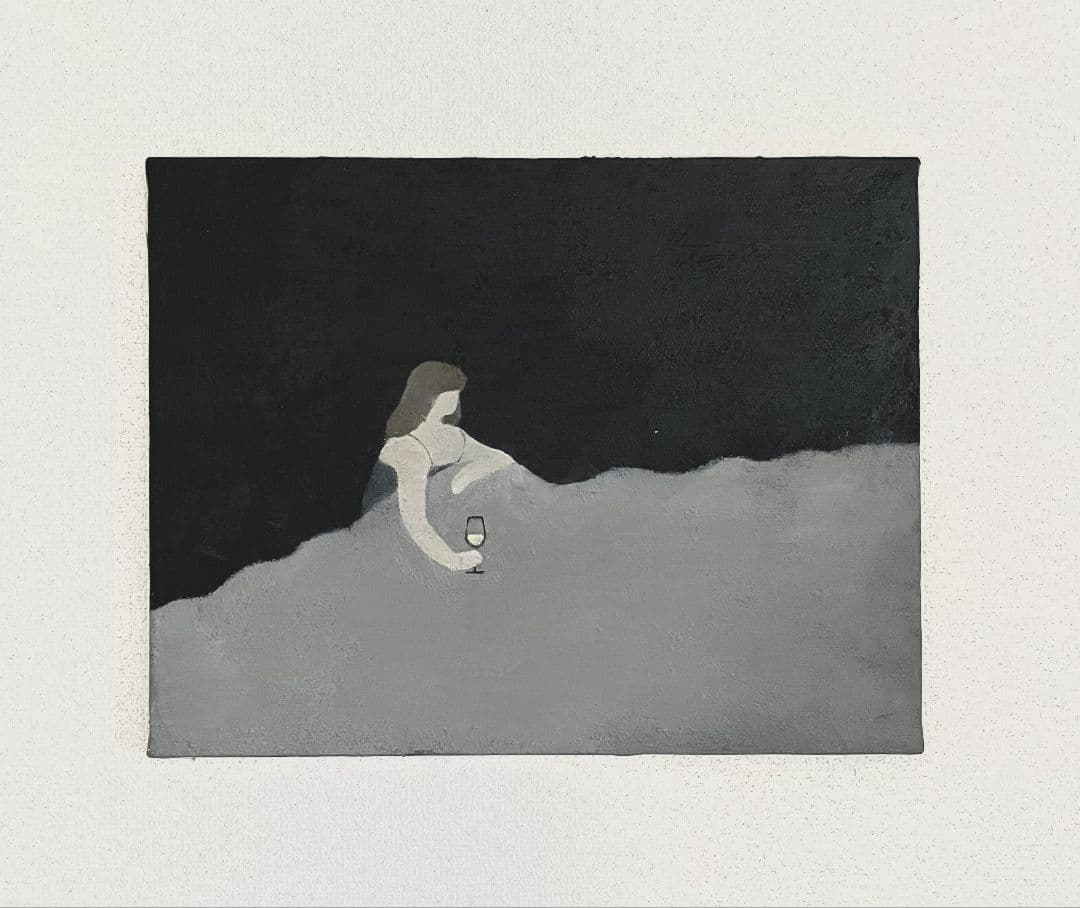 油彩画　そういう日