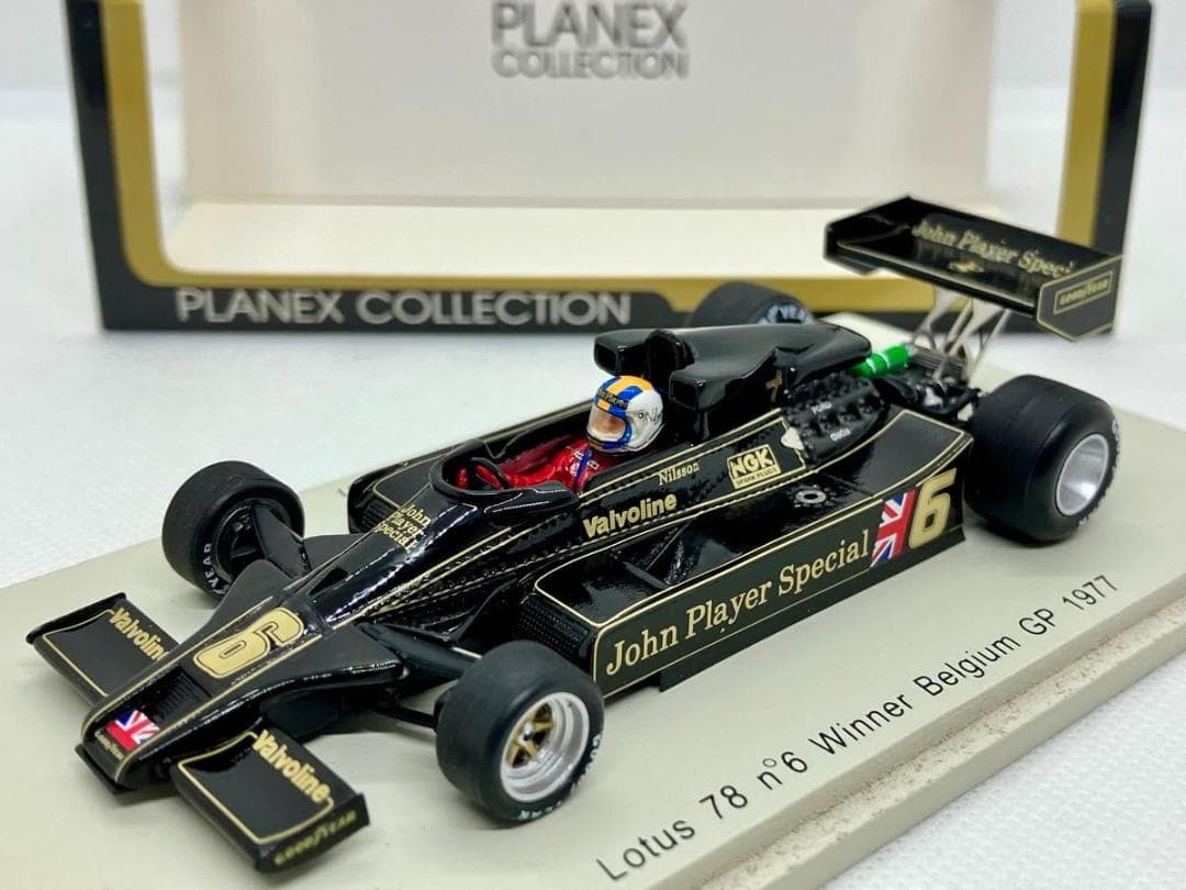 ★1/43★JPS ロータス78★G.ニルソン★1977 ベルギーGP 優勝★